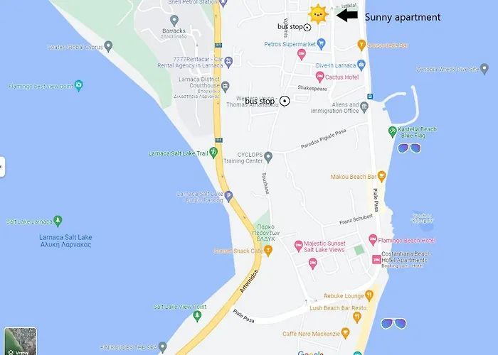 Large Apt 2 Bedrooms Sea View & 2 Balconies