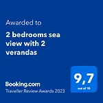 Large Apt 2 Bedrooms Sea View & 2 Balconies * 라르나카